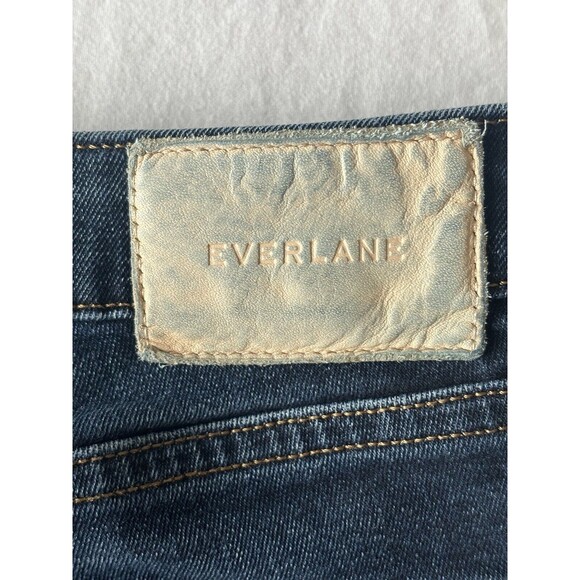 Everlane Jeans Womens 31 The Curvy High‎ Rise Skinny Blue Crop Denim Classic - Picture 7 of 11